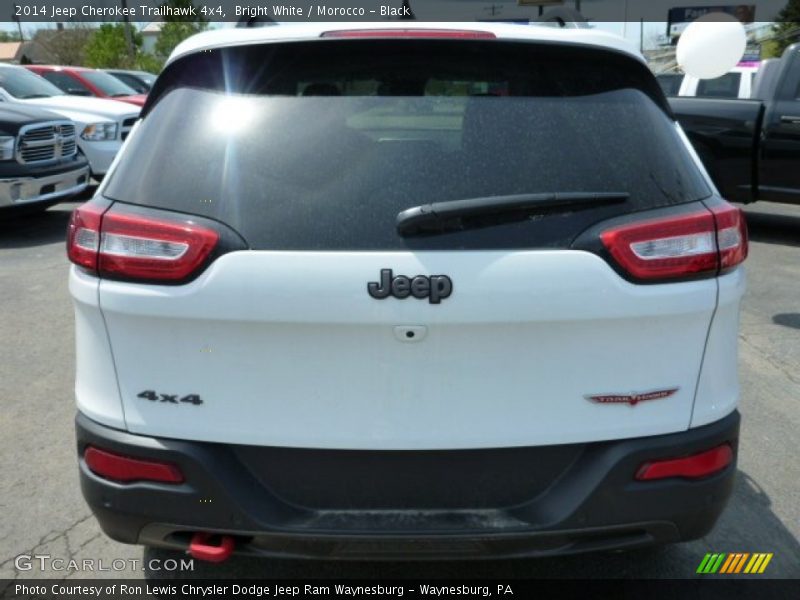Bright White / Morocco - Black 2014 Jeep Cherokee Trailhawk 4x4