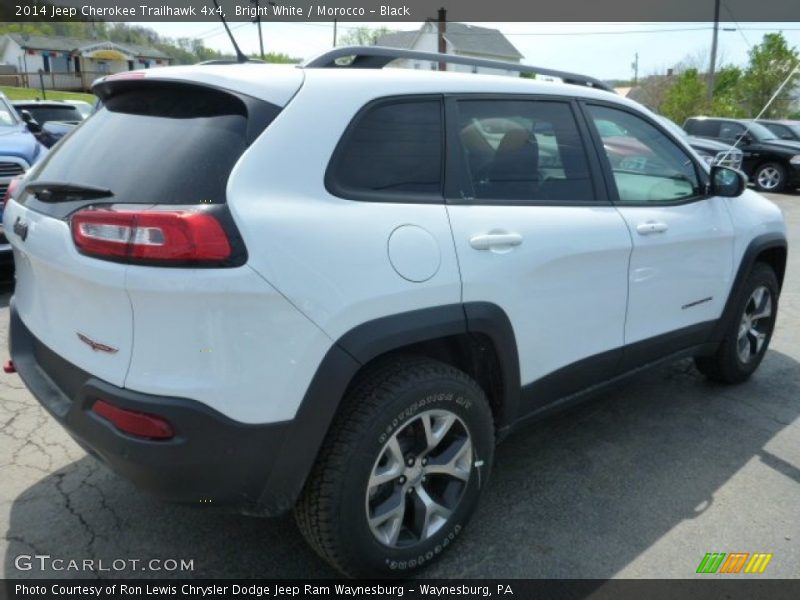 Bright White / Morocco - Black 2014 Jeep Cherokee Trailhawk 4x4