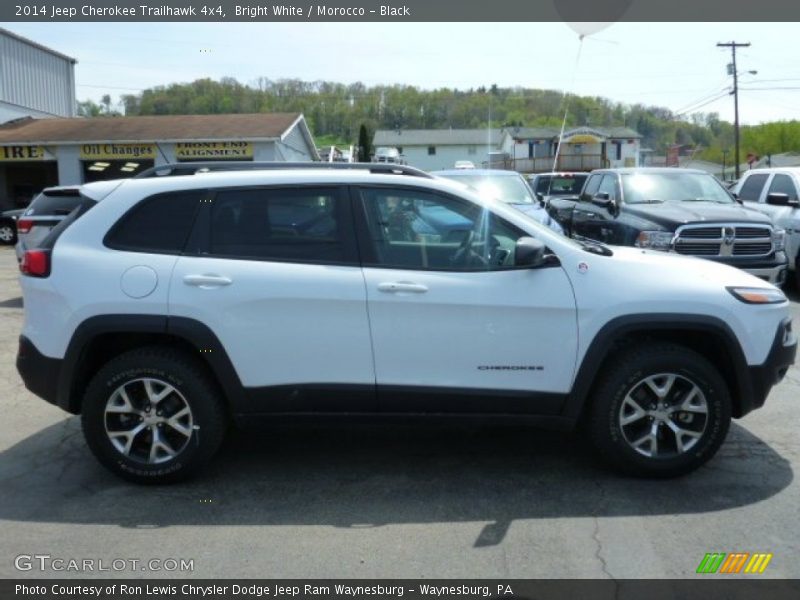 Bright White / Morocco - Black 2014 Jeep Cherokee Trailhawk 4x4