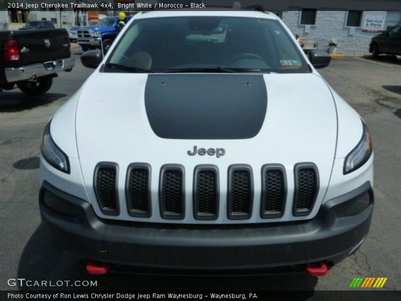 Bright White / Morocco - Black 2014 Jeep Cherokee Trailhawk 4x4