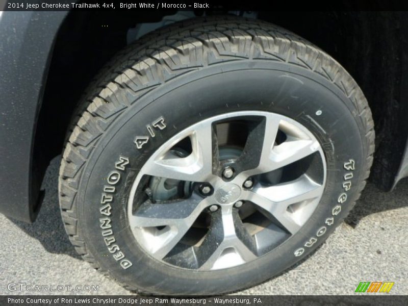 Bright White / Morocco - Black 2014 Jeep Cherokee Trailhawk 4x4