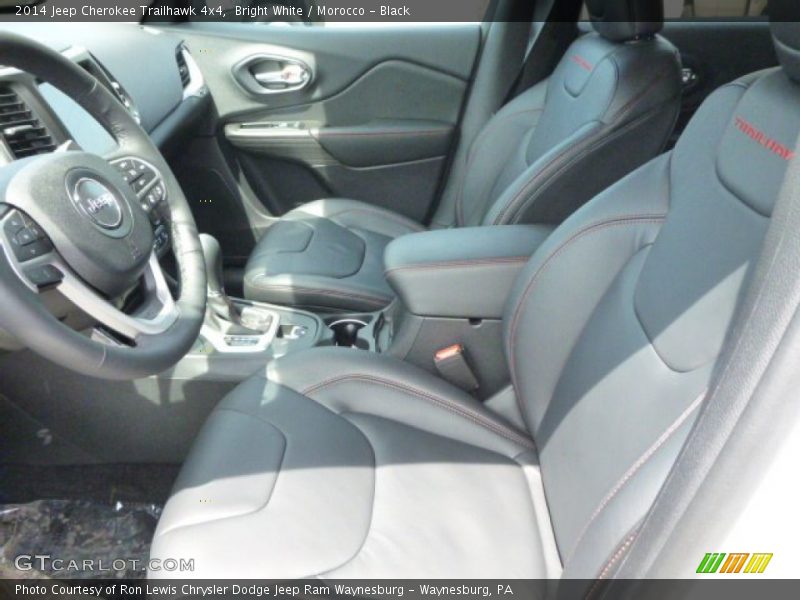 Bright White / Morocco - Black 2014 Jeep Cherokee Trailhawk 4x4