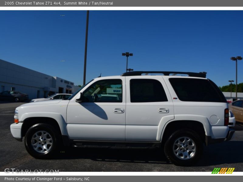 Summit White / Tan/Neutral 2005 Chevrolet Tahoe Z71 4x4