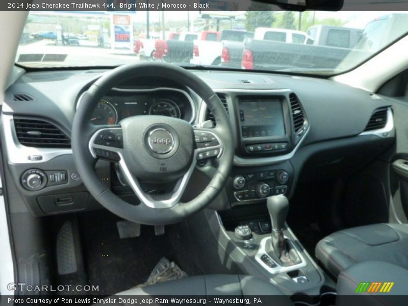 Bright White / Morocco - Black 2014 Jeep Cherokee Trailhawk 4x4