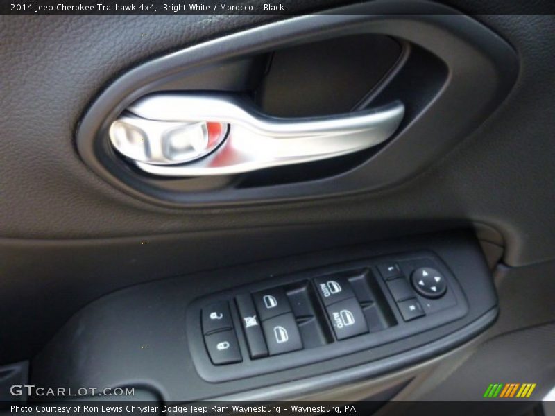Bright White / Morocco - Black 2014 Jeep Cherokee Trailhawk 4x4
