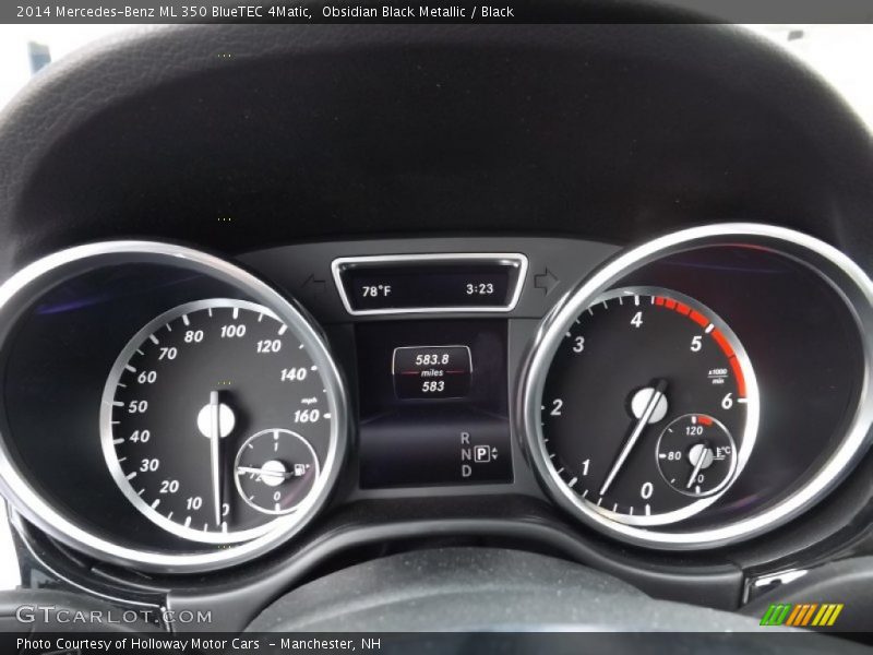 Obsidian Black Metallic / Black 2014 Mercedes-Benz ML 350 BlueTEC 4Matic