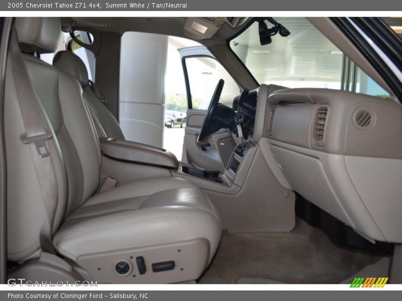 Summit White / Tan/Neutral 2005 Chevrolet Tahoe Z71 4x4