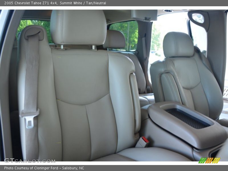 Summit White / Tan/Neutral 2005 Chevrolet Tahoe Z71 4x4