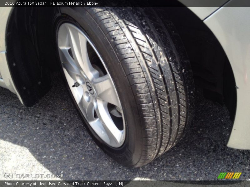 Palladium Metallic / Ebony 2010 Acura TSX Sedan