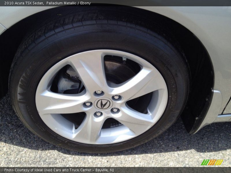 Palladium Metallic / Ebony 2010 Acura TSX Sedan