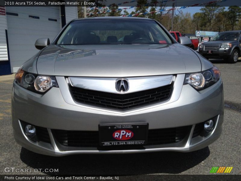 Palladium Metallic / Ebony 2010 Acura TSX Sedan