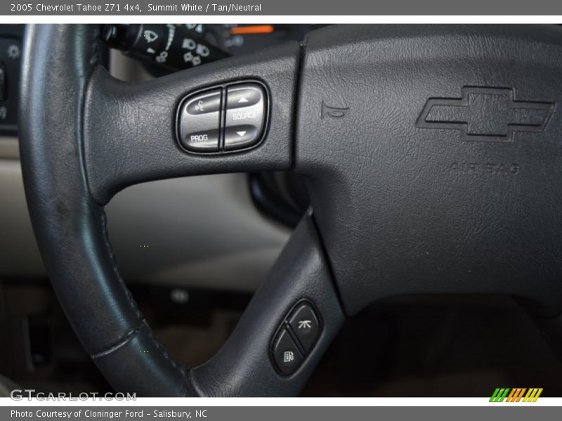 Summit White / Tan/Neutral 2005 Chevrolet Tahoe Z71 4x4