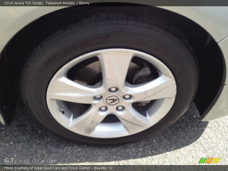 Palladium Metallic / Ebony 2010 Acura TSX Sedan