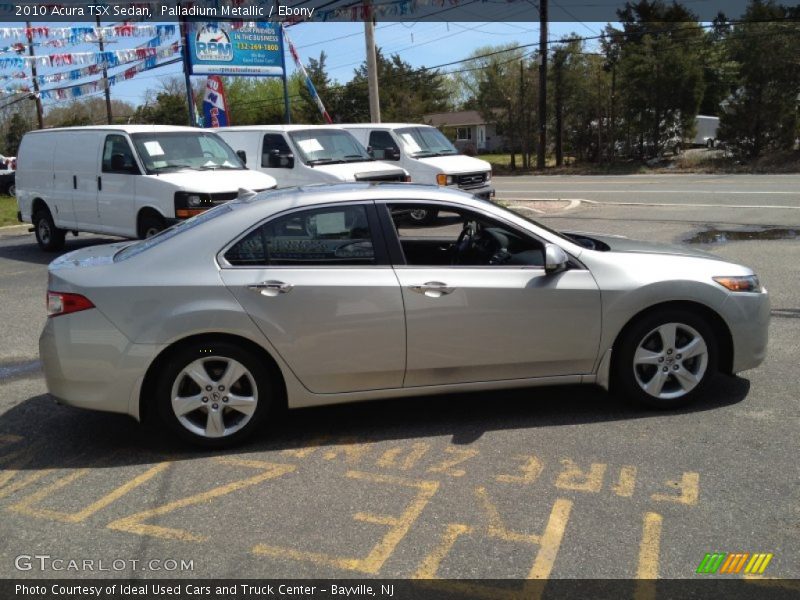 Palladium Metallic / Ebony 2010 Acura TSX Sedan