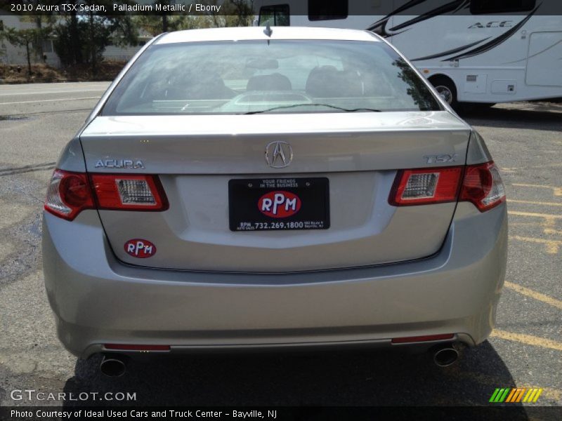 Palladium Metallic / Ebony 2010 Acura TSX Sedan
