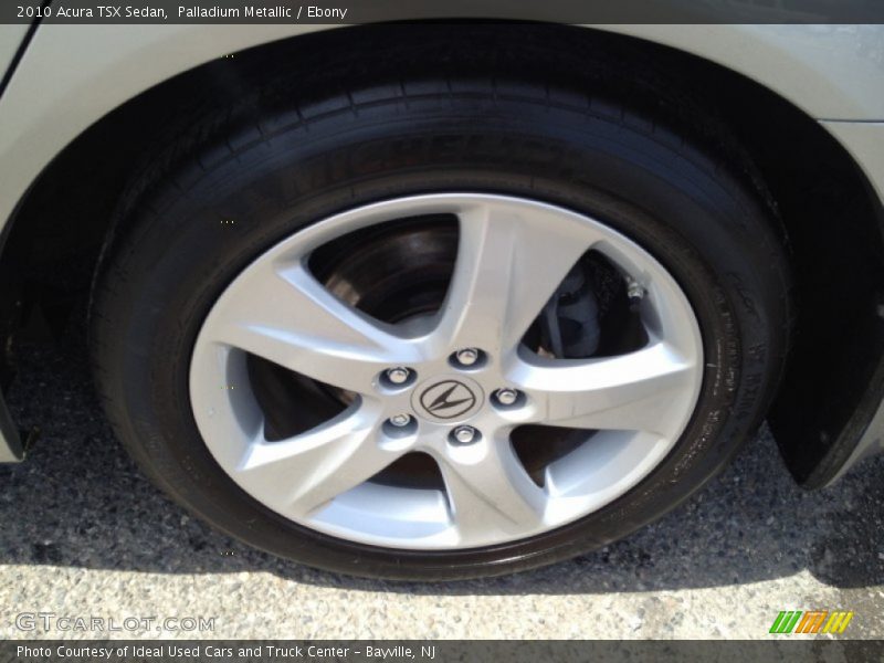 Palladium Metallic / Ebony 2010 Acura TSX Sedan