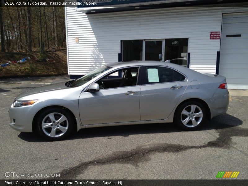 Palladium Metallic / Ebony 2010 Acura TSX Sedan