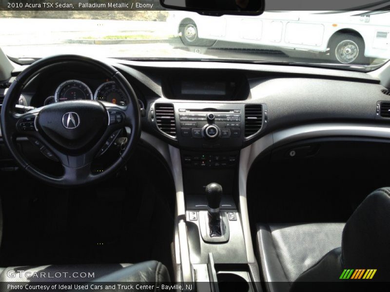 Palladium Metallic / Ebony 2010 Acura TSX Sedan