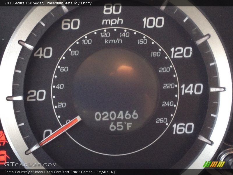 Palladium Metallic / Ebony 2010 Acura TSX Sedan