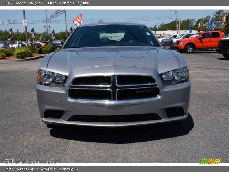 Billet Silver Metallic / Black 2014 Dodge Charger SE