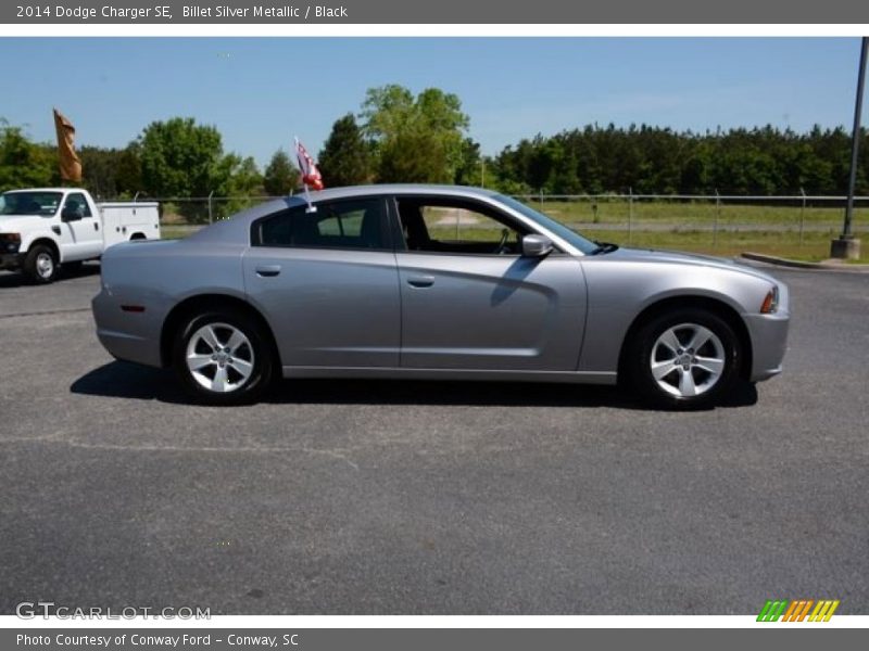 Billet Silver Metallic / Black 2014 Dodge Charger SE