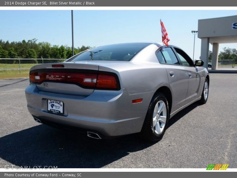 Billet Silver Metallic / Black 2014 Dodge Charger SE