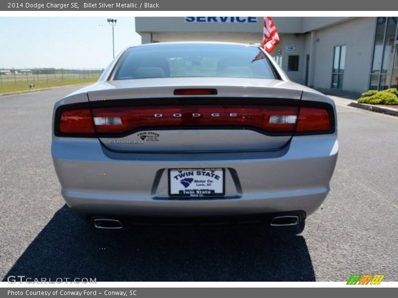 Billet Silver Metallic / Black 2014 Dodge Charger SE