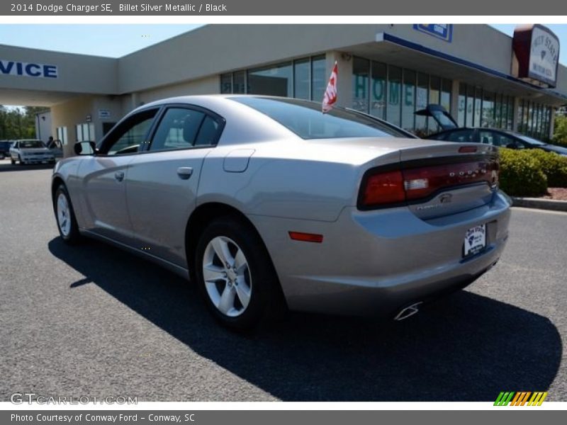 Billet Silver Metallic / Black 2014 Dodge Charger SE