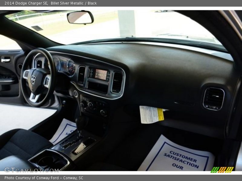 Billet Silver Metallic / Black 2014 Dodge Charger SE