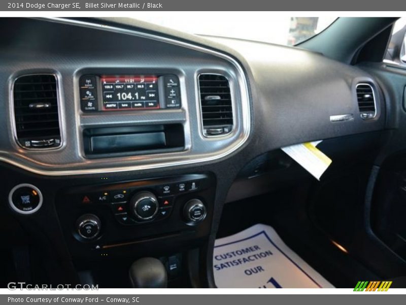 Billet Silver Metallic / Black 2014 Dodge Charger SE