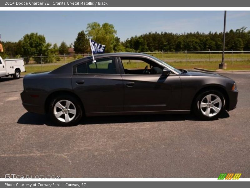 Granite Crystal Metallic / Black 2014 Dodge Charger SE