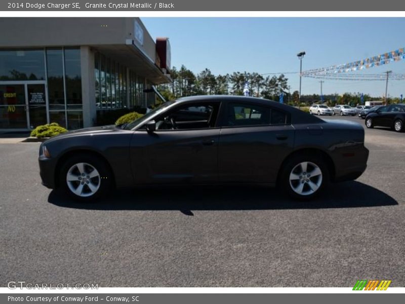 Granite Crystal Metallic / Black 2014 Dodge Charger SE