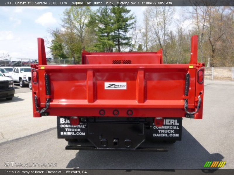 Victory Red / Jet Black/Dark Ash 2015 Chevrolet Silverado 3500HD WT Regular Cab Dump Truck