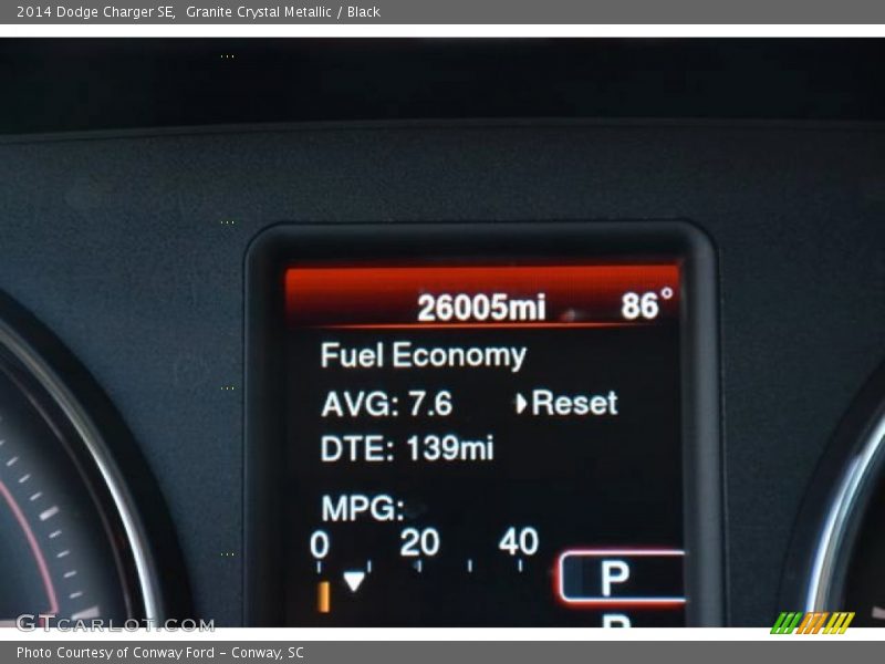 Granite Crystal Metallic / Black 2014 Dodge Charger SE