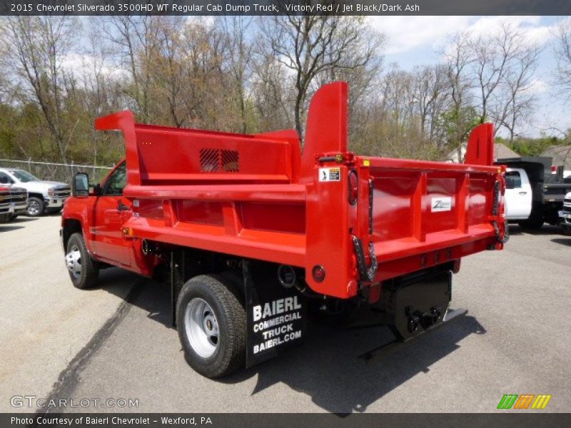 Victory Red / Jet Black/Dark Ash 2015 Chevrolet Silverado 3500HD WT Regular Cab Dump Truck