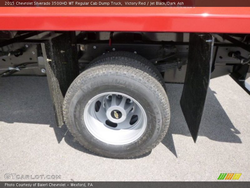 Victory Red / Jet Black/Dark Ash 2015 Chevrolet Silverado 3500HD WT Regular Cab Dump Truck