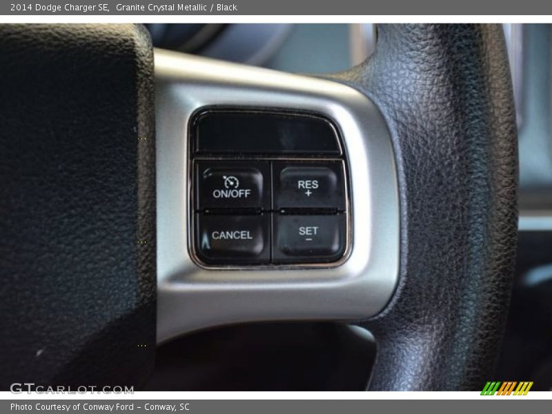 Granite Crystal Metallic / Black 2014 Dodge Charger SE