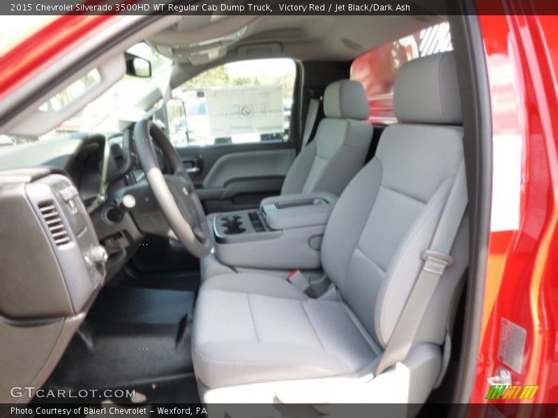 Victory Red / Jet Black/Dark Ash 2015 Chevrolet Silverado 3500HD WT Regular Cab Dump Truck