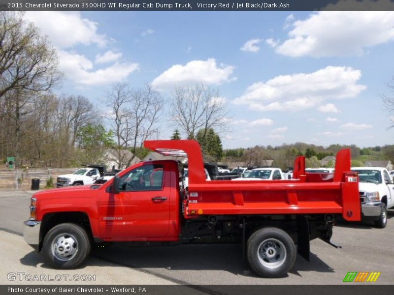  2015 Silverado 3500HD WT Regular Cab Dump Truck Victory Red