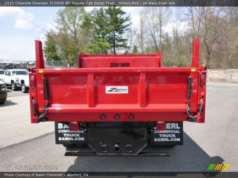 Victory Red / Jet Black/Dark Ash 2015 Chevrolet Silverado 3500HD WT Regular Cab Dump Truck
