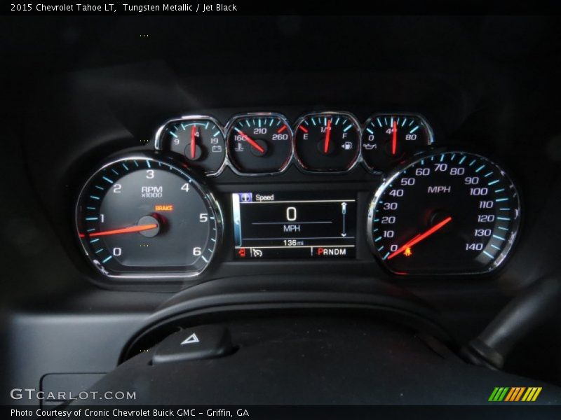 Tungsten Metallic / Jet Black 2015 Chevrolet Tahoe LT