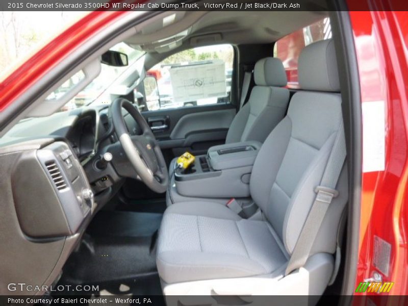 Victory Red / Jet Black/Dark Ash 2015 Chevrolet Silverado 3500HD WT Regular Cab Dump Truck