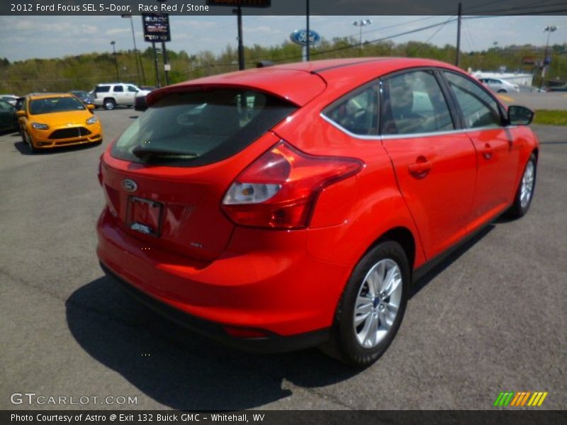 Race Red / Stone 2012 Ford Focus SEL 5-Door