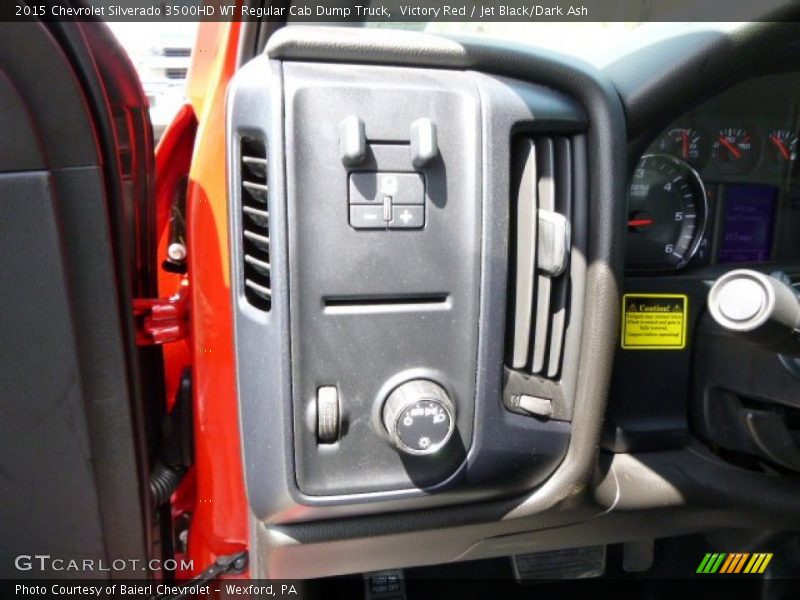 Victory Red / Jet Black/Dark Ash 2015 Chevrolet Silverado 3500HD WT Regular Cab Dump Truck