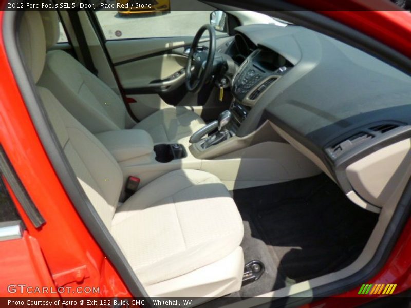 Race Red / Stone 2012 Ford Focus SEL 5-Door