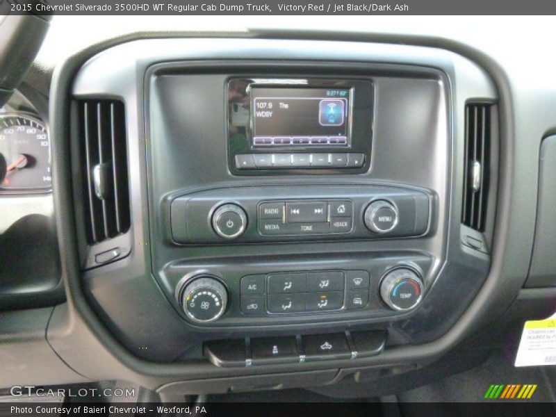 Victory Red / Jet Black/Dark Ash 2015 Chevrolet Silverado 3500HD WT Regular Cab Dump Truck