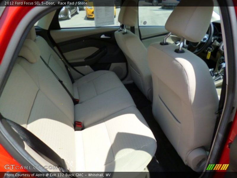 Race Red / Stone 2012 Ford Focus SEL 5-Door