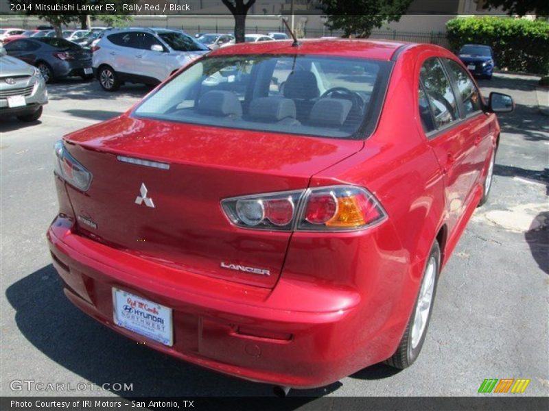 Rally Red / Black 2014 Mitsubishi Lancer ES