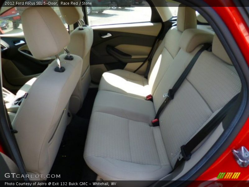 Race Red / Stone 2012 Ford Focus SEL 5-Door