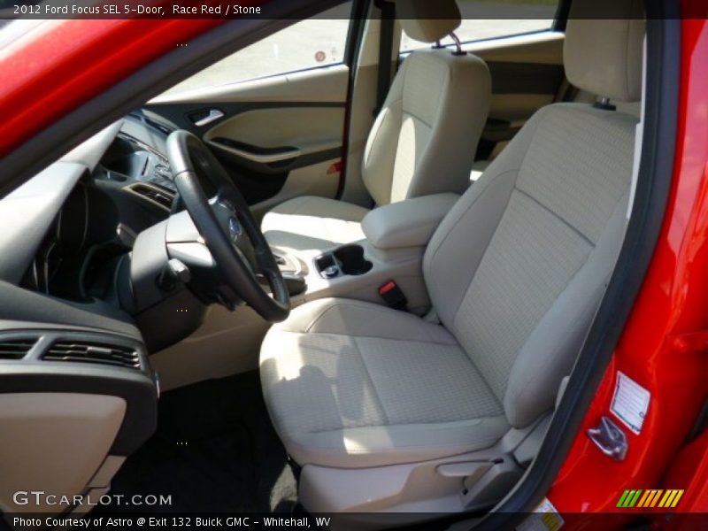 Race Red / Stone 2012 Ford Focus SEL 5-Door